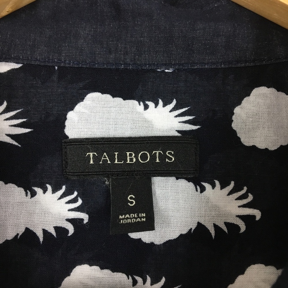 Talbots Pineapple Button Down Shirt S - image 4